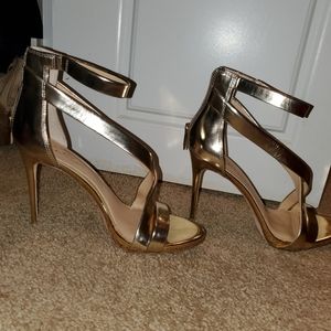 Gold heels
